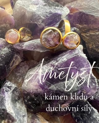 Ametyst je silně ochranný a spirituální kámen s nádhernou fialovou barvou. Uklidňuje mysl, pomáhá zvládat stres i...